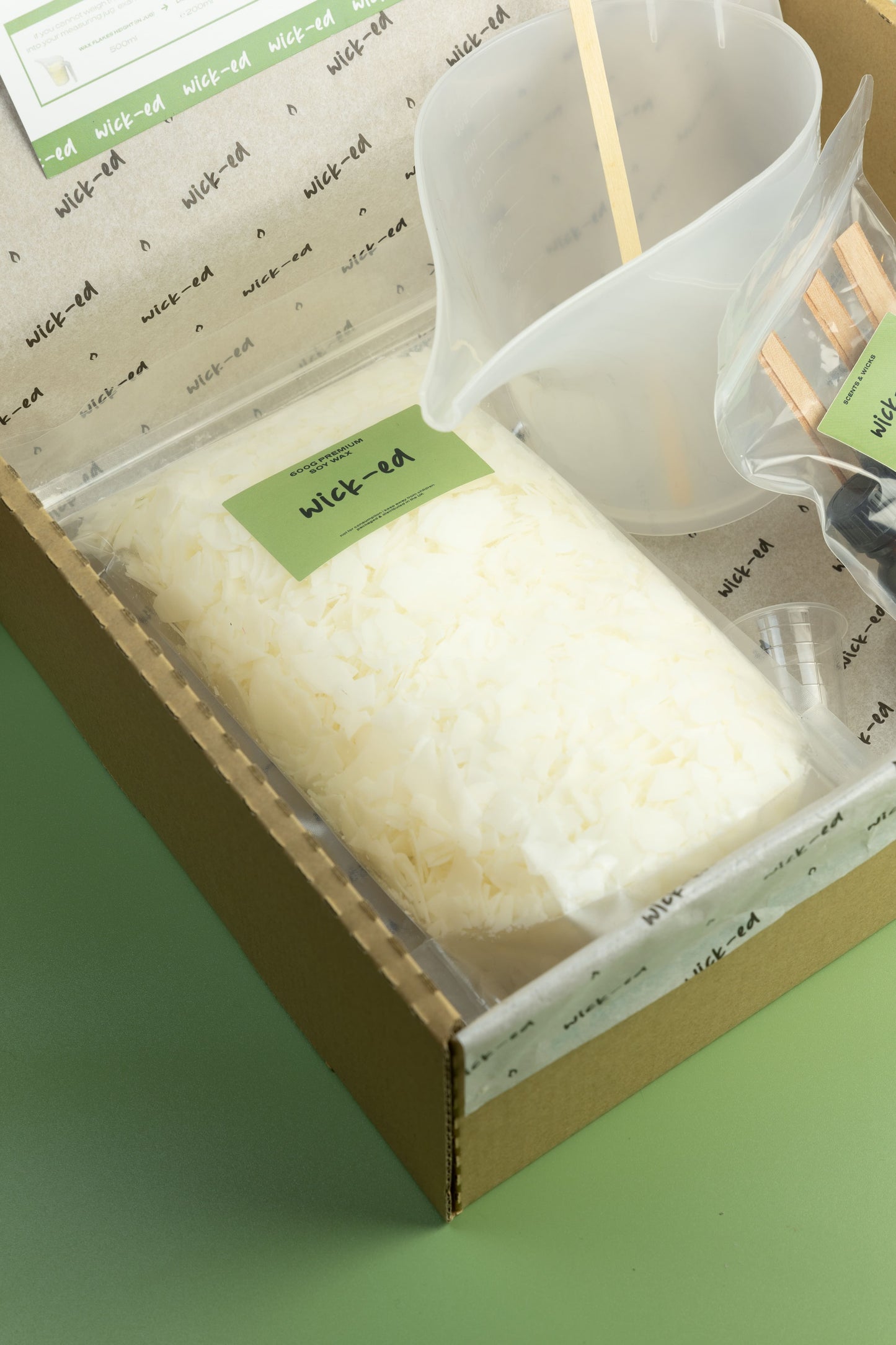 600g Soy Wax Candle Refill Kit (3 x 270ml candle)