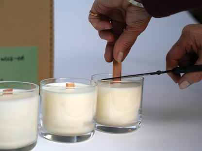 600g Soy Wax Candle Refill Kit (3 x 270ml candle)