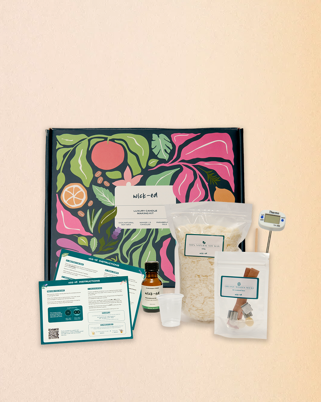 One Candle Soy Wax Refill Kit (200g)